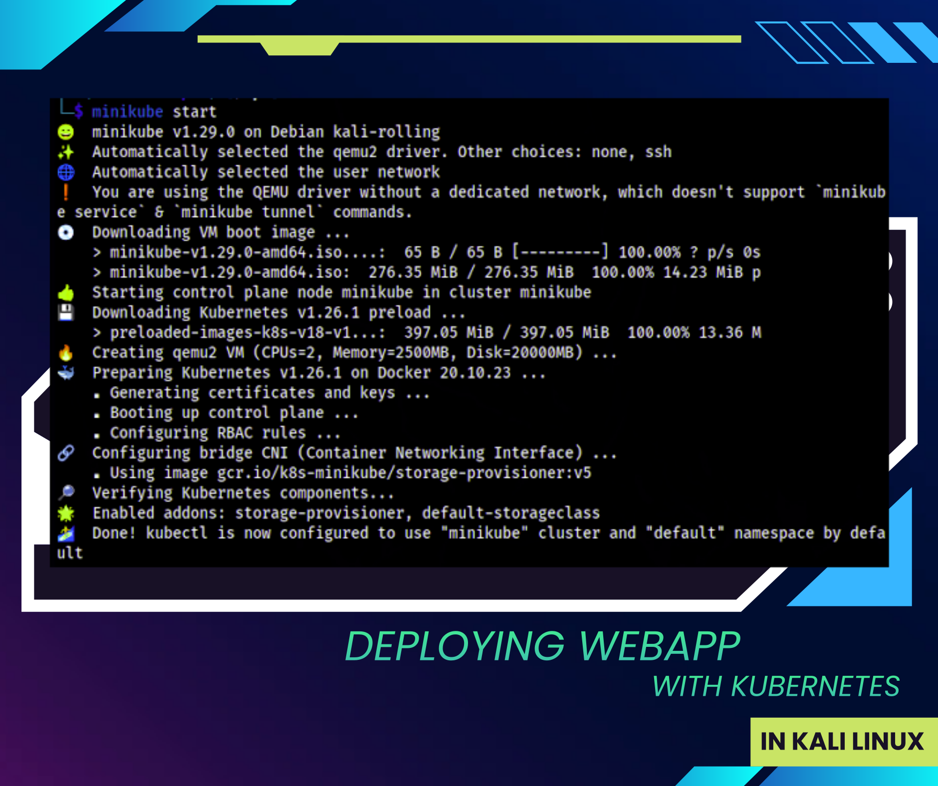 Deploying a Web App with Kubernetes in Kali Linux